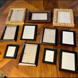 11 Assorted Picture Frames